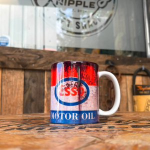 Ceramic Esso Motor Oil Mug